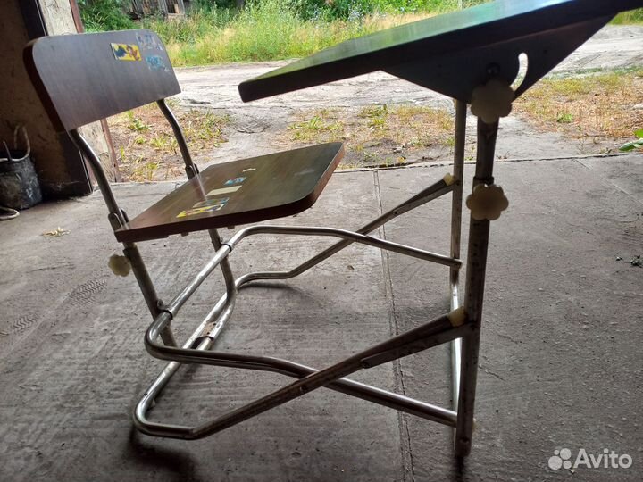 Детский стул стол парта раскладной СССР