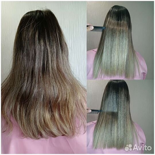 Кератиновое выпрямление/Ботокс для волос