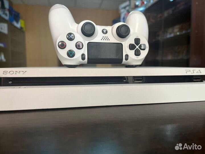 PlayStation 4 Slim 500gb Белая + 400 игр PS4 PS