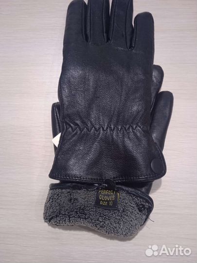 Мужские кожаные перчатки