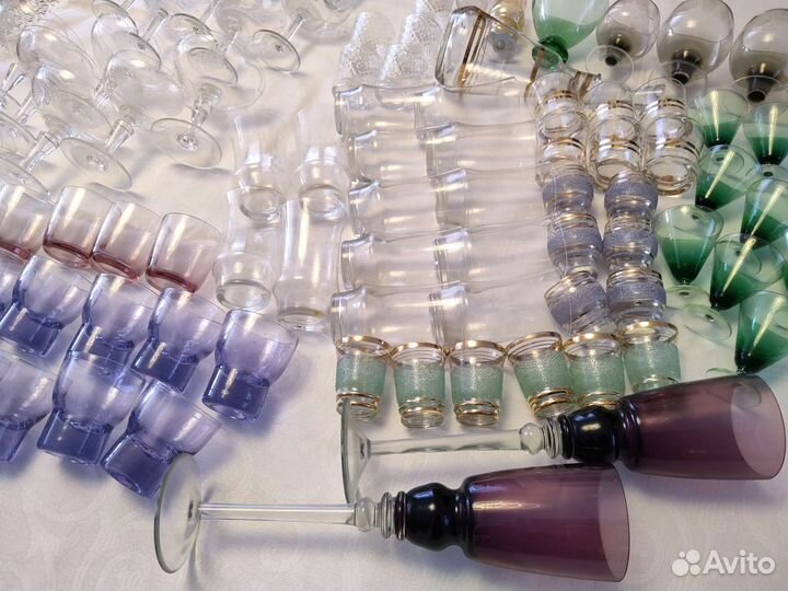 Фужеры, креманки, рюмки, стопки СССР