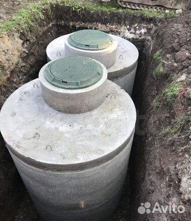 Септик из бетонных колец / Септик из колец