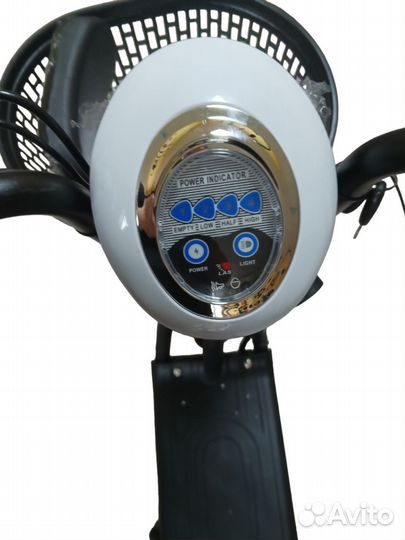 Электроcамокат GT C1, черный, корзина, 2 места