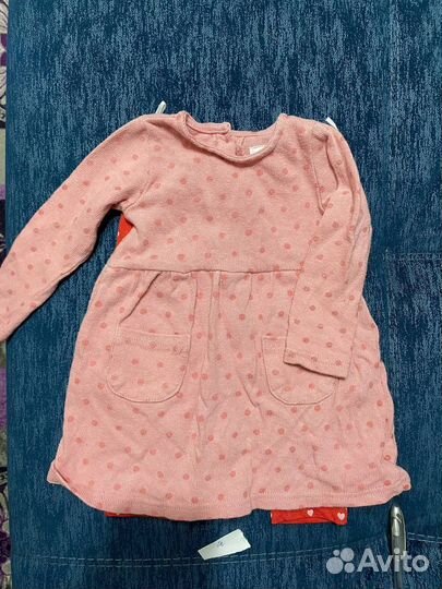 Вещи пакетом на девочку 74 80 zara hm