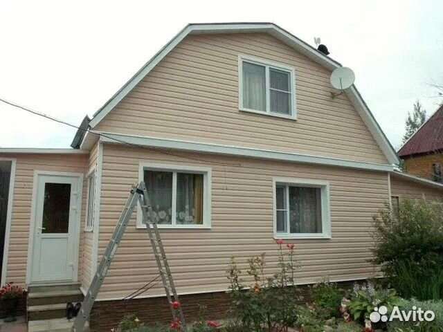 Фасадные работы сайдинг