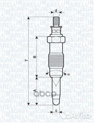 Свеча накаливания MB/ssang young 79-06 2.0-3.5T