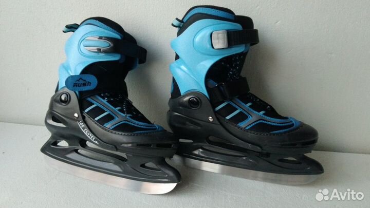 Ледовые коньки раздвижные Rush (34-37)