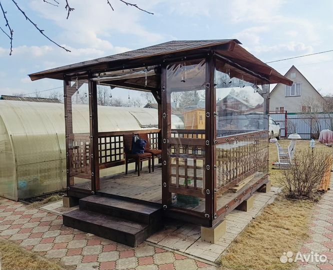 Мягкие окна для террас