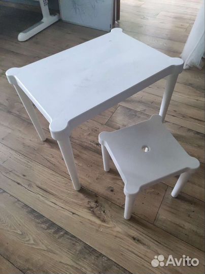 Детский стол и стул IKEA