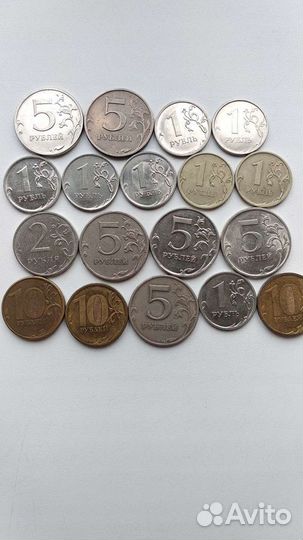 Разновидности РФ 1 к-10 руб с 1997 г смотреть опис