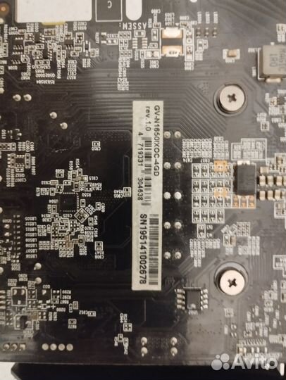 Видеокарта gigabyte nvidia GeForce GTX 1650