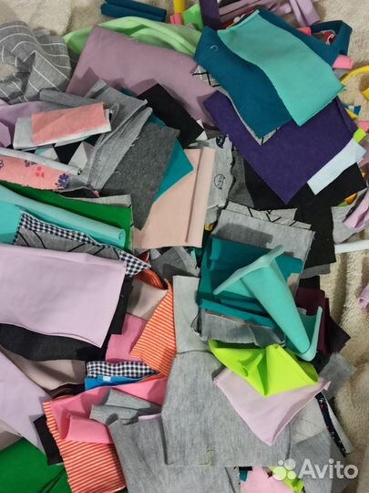 Лоскут трикотажа пакетом