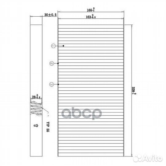 Фильтр салонный doubleforce (Угольный) DFC3337