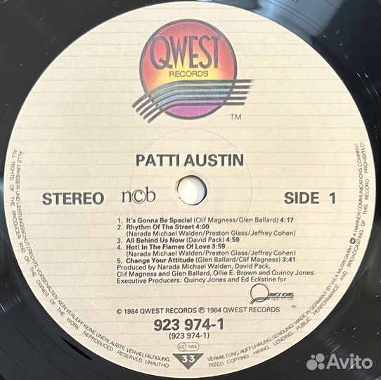 Patti Austin–Patti Austin (Германия 1984г.)