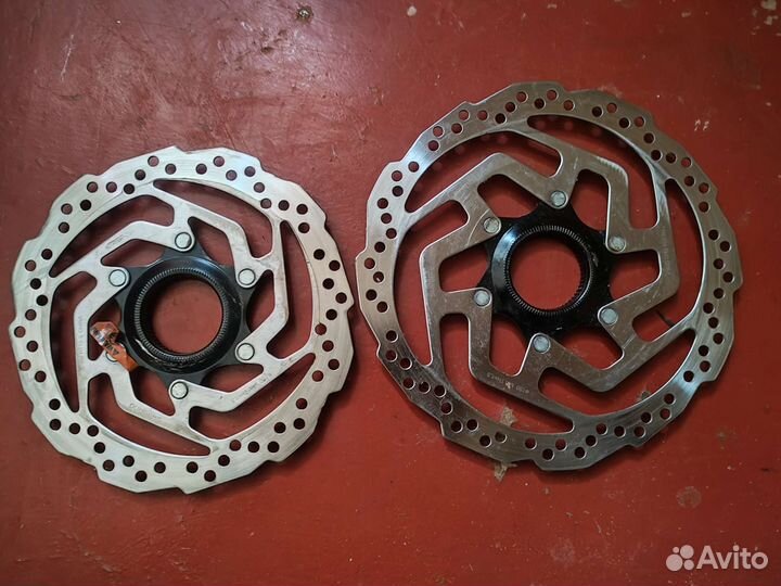 Тормозные роторы Shimano center lock 180, 160