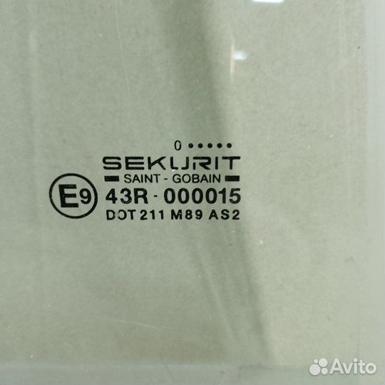 Стекло двери переднее правое Citroen Berlingo