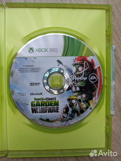Plants vs zombies игра для Xbox 360