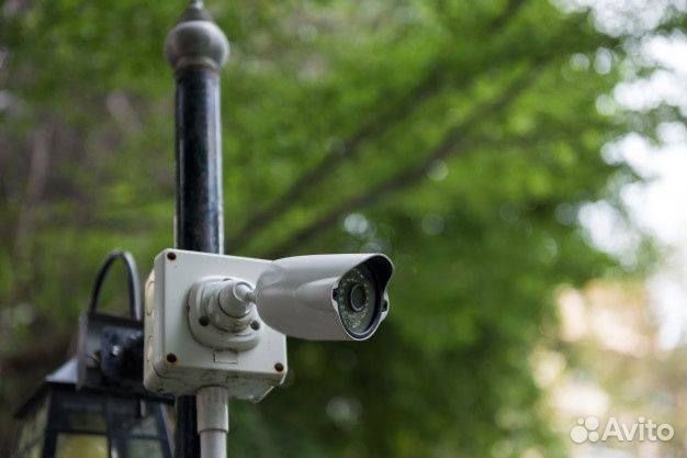 Камера видеонаблюдения с установкой