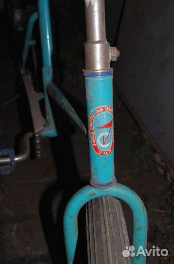Детский велосипед с приставными колесами 60-е СССР