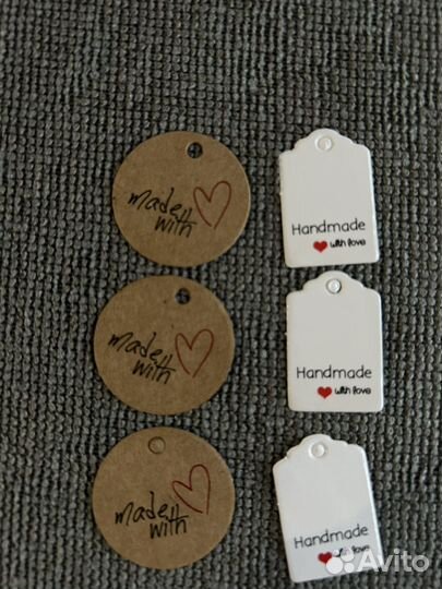 Крафтовые бирки