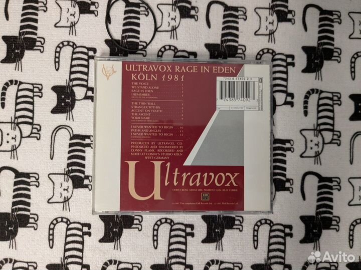 Ultravox - Rage in Eden (CD)