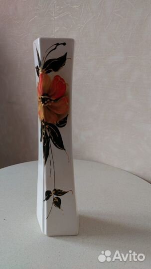 Ваза для цветов, 37 см, керамика, новая