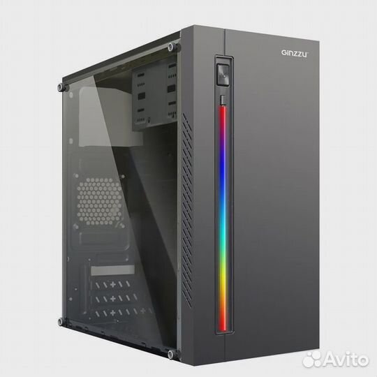 Корпус игровой окно RGB (новый)