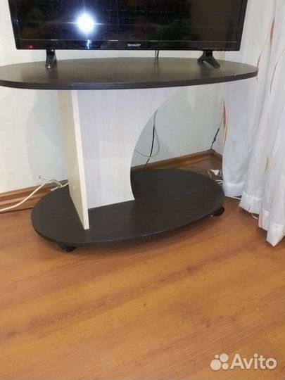 Тумба под телевизор белая бу