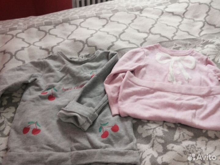 Кофта и платье платье для девочки