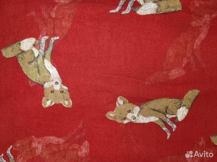 Шарф платок палантин incity лисы