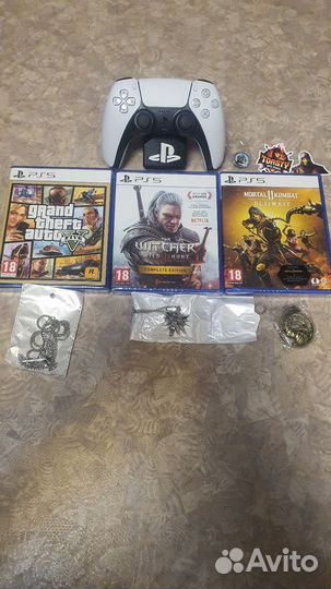 GTA 5, Ведьмак 3, Mortal Kombat 11 ultimate PS5