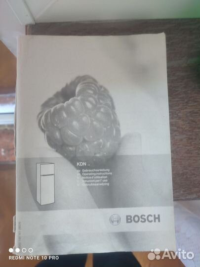 Холодильник bosch