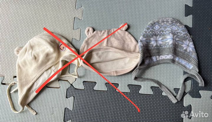 Шапочки много 6 мес -год