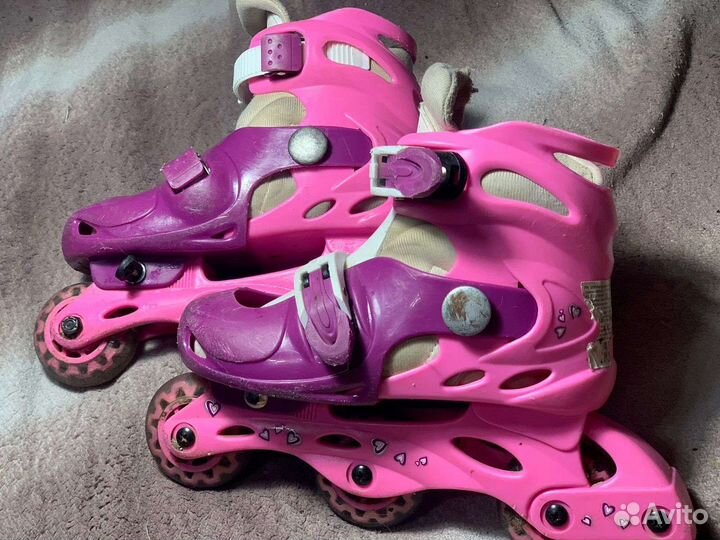 Роликовые коньки детские раздвижные