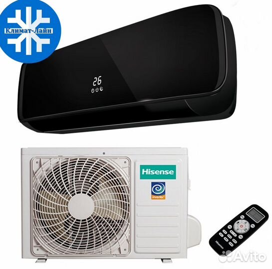 Кондиционеры Hisense Black Crystal