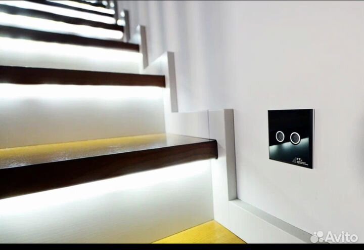Подсветка лестницы с датчиками движения