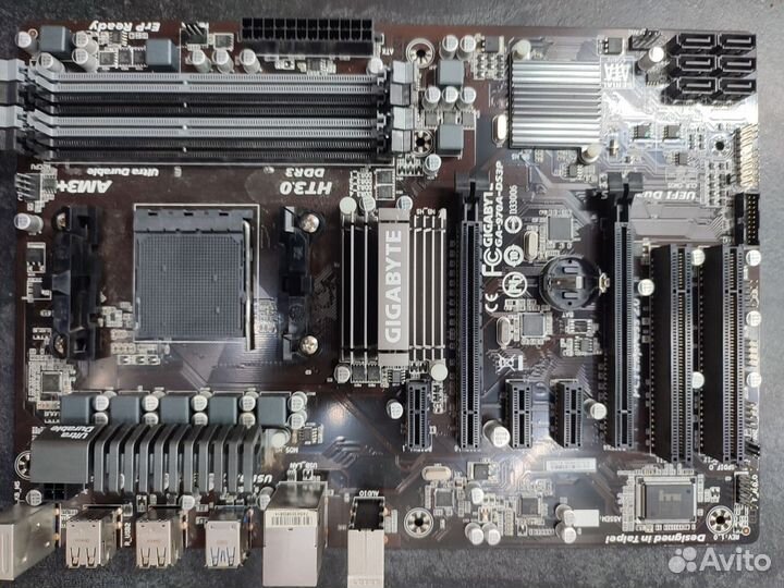 Нерабочая Материнская плата Gigabyte сокет AM3