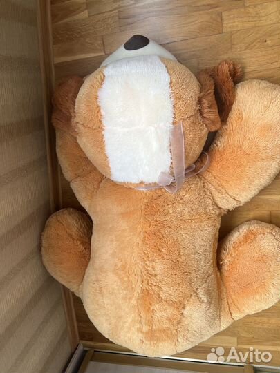 Большая мягкая игрушка собака