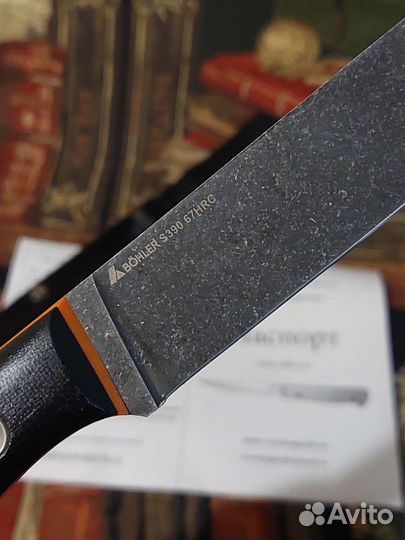 Нож WorkingKnife WK11EXP S390 Black Stonewash