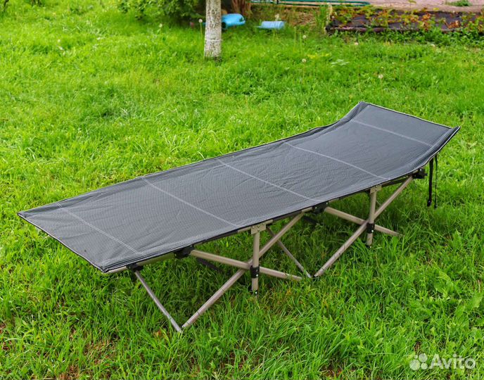 Раскладушка усиленная мобильная