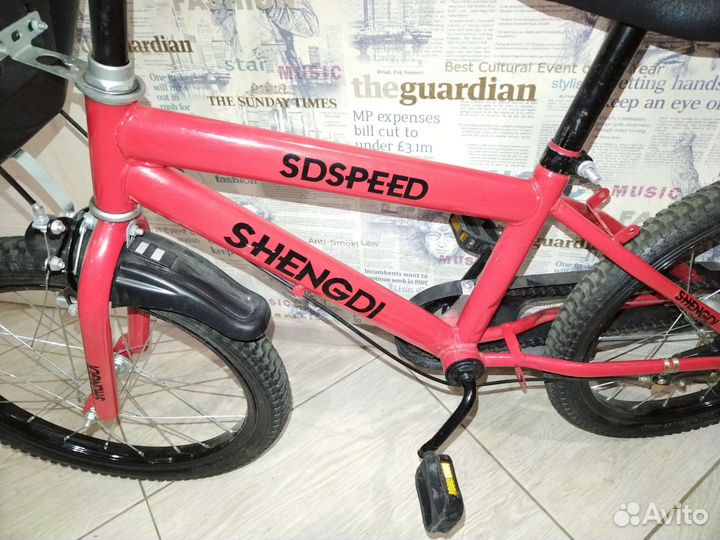 Детский велосипед бу со съемными колесами