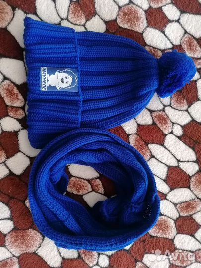 Комплект шапка и снуд