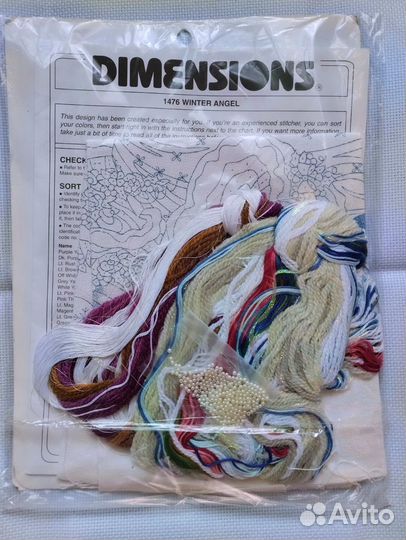 Набор для вышивания Dimensions, 1995г. Сборка США