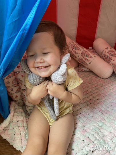 Мягкая игрушка заяц