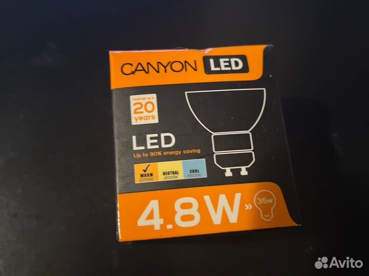 Светодиодные лампы Canyon LED 2700k 4.8 w