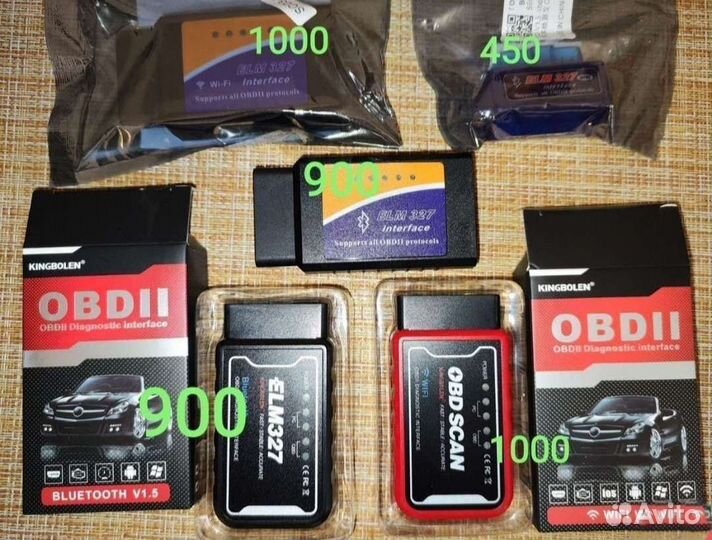 Сканер ELM 327, OBD2 (новые) WiFi, iPhone