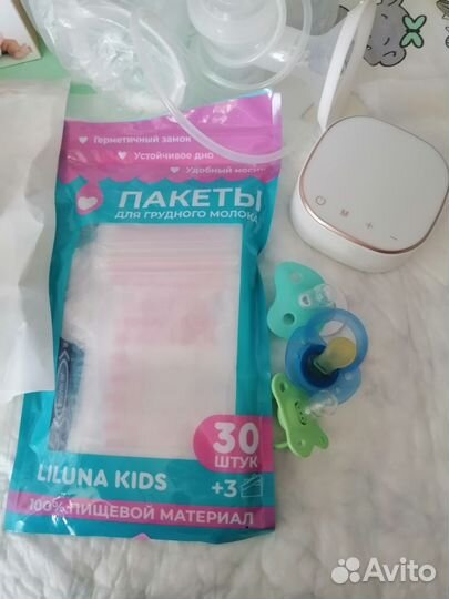 Молокоотсос электрический, бутылочки