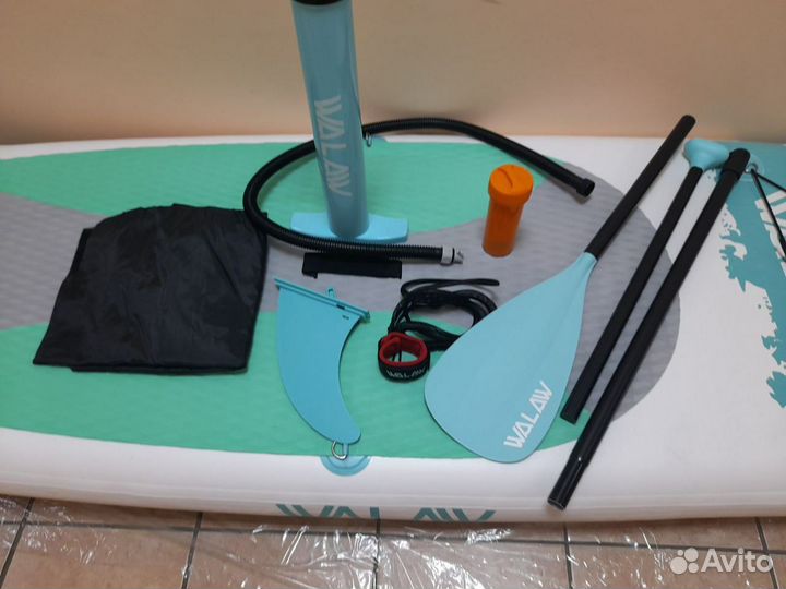 Сапборд Walaw SUP доска мята