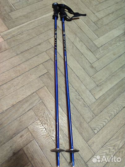 Горные лыжи детские Dynastar 100 + палки Scott