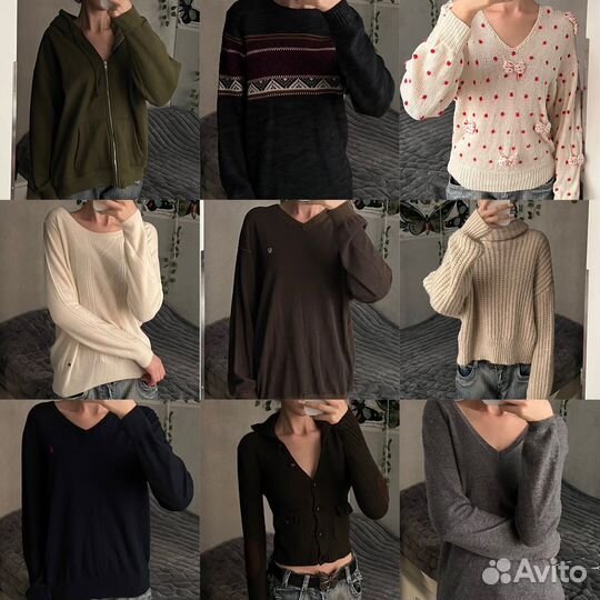 Одежда винтажная свитера кофты